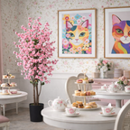 120cm Artificial Pink Blossom Tree