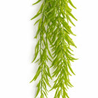 100cm Artificial Trailing Rhipsalis Hanging Plant Light Green Tips
