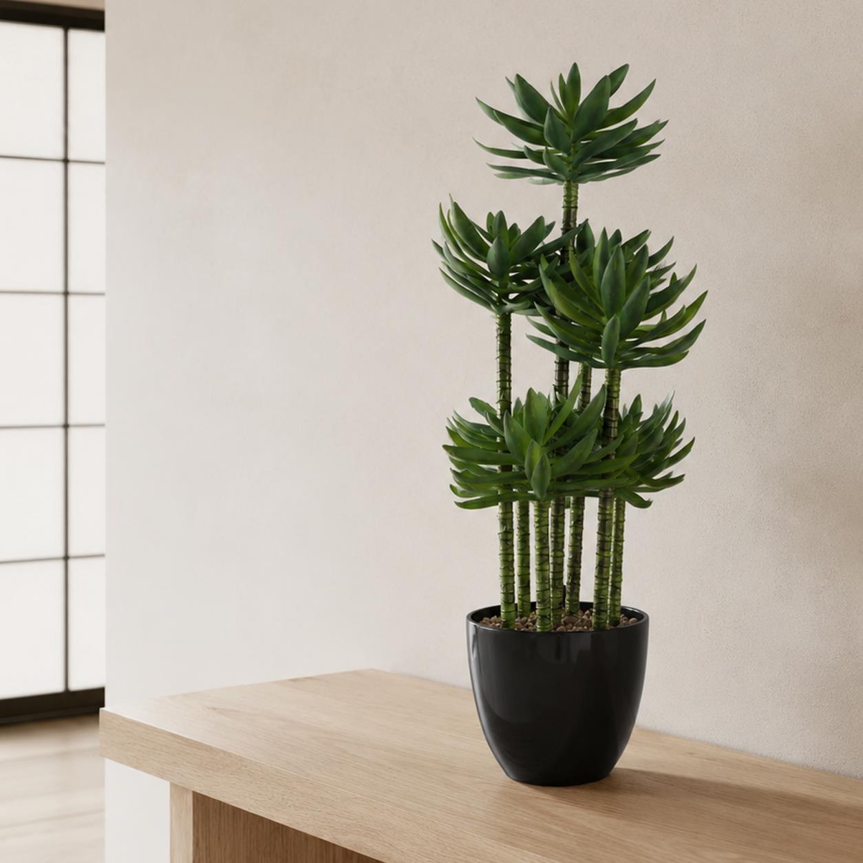60cm Artificial Tropical Yukka in Planter