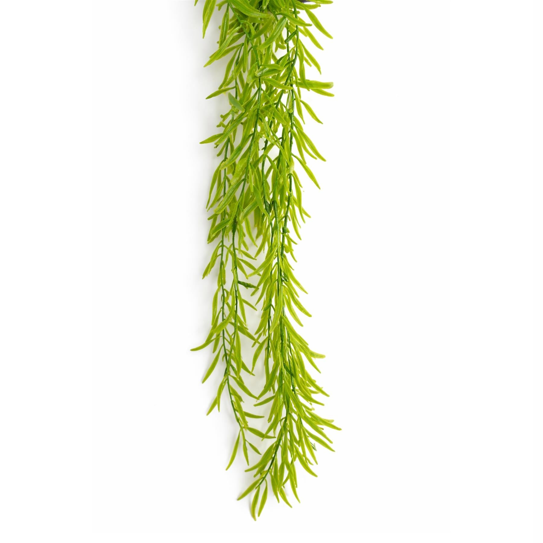 100cm Artificial Trailing Rhipsalis Hanging Plant Light Green Tips