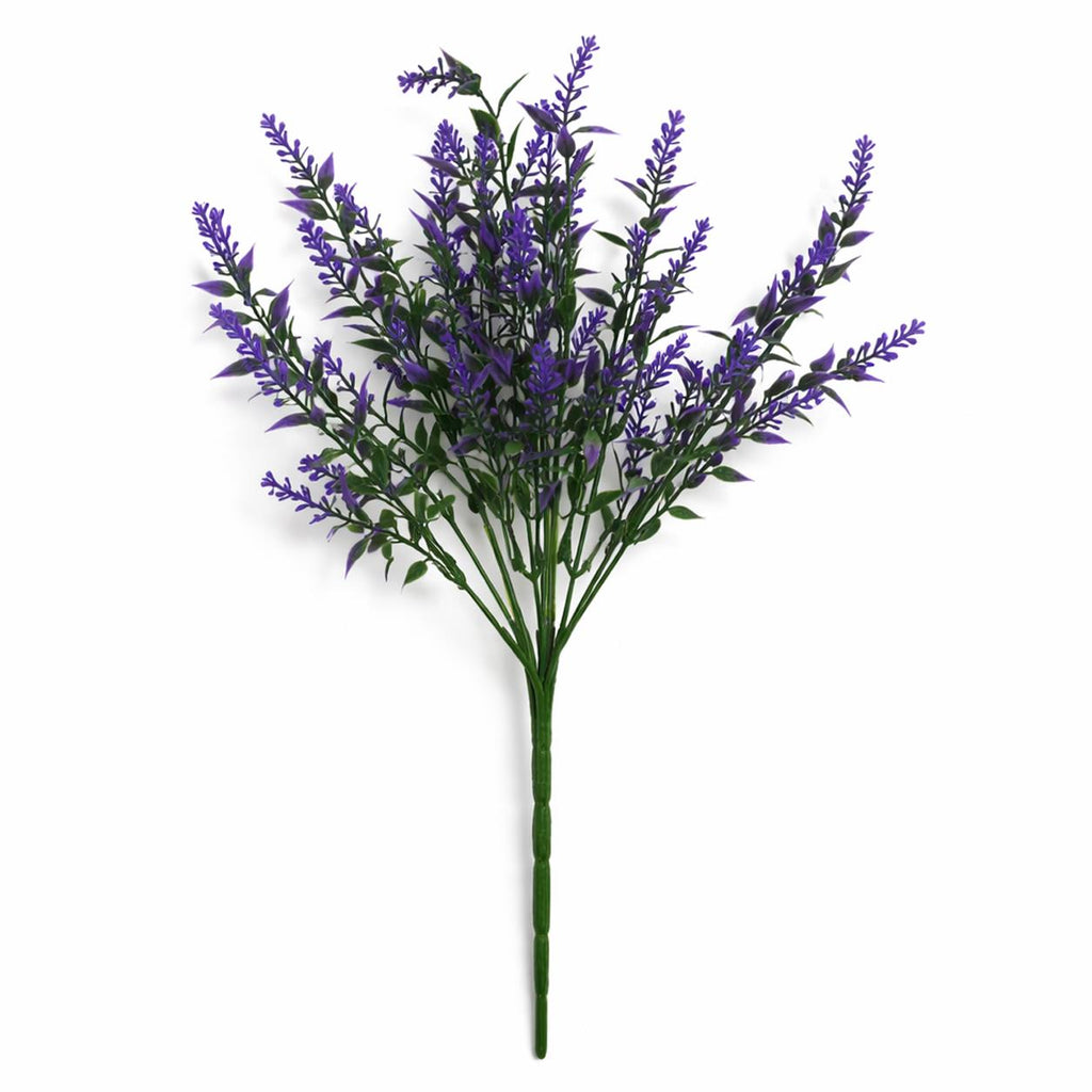 34cm Artificial Purple Heather Stem Plant