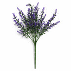 34cm Artificial Purple Heather Stem Plant
