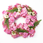 Artificial 40cm Pink Floral Blossom Wreath