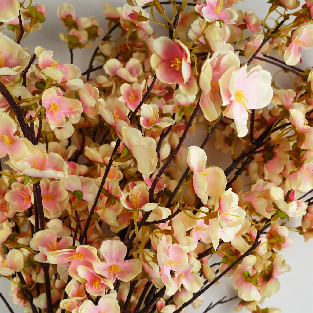 110cm Natural Pink Trailing Cherry Blossom Stem Artificial