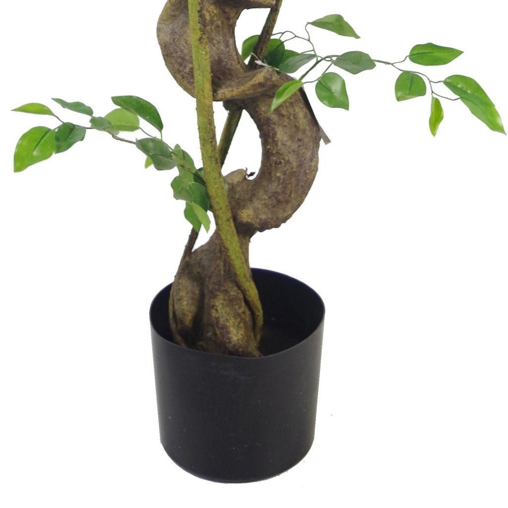 Artificial 120cm Twisted Trunk Japanese Fruticosa Style Ficus Tree