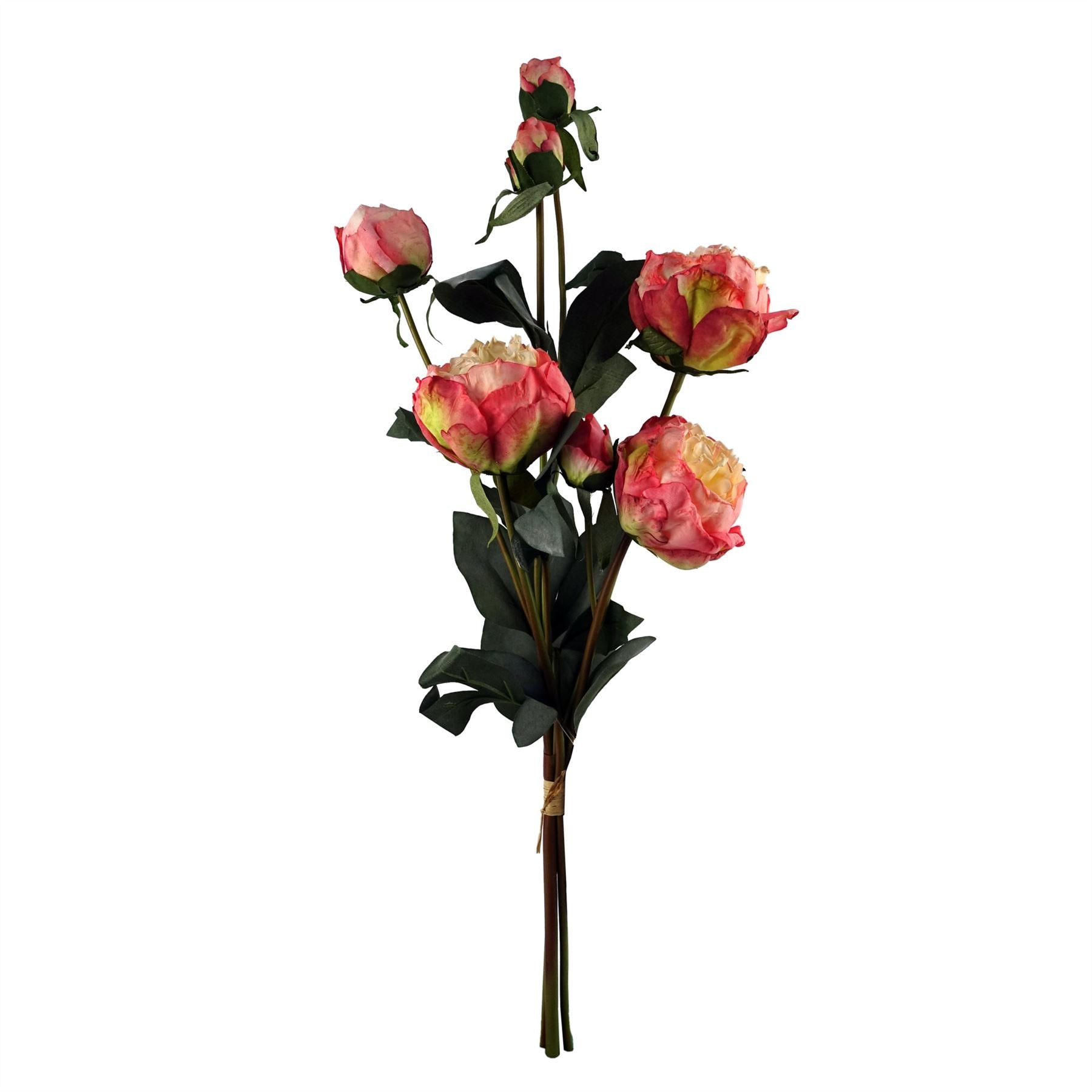 60cm Artificial Chrysanthemum Mix Glass Bubble Vase