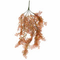 80cm Artificial Coral Fern Trailing Plant Autumn Orange Foliage