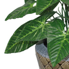45cm Artificial Taro Plant 45cm Dark Taro