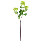 80cm Artificial Black Eucalyptus and Viburnum Arrangement Glass Vase