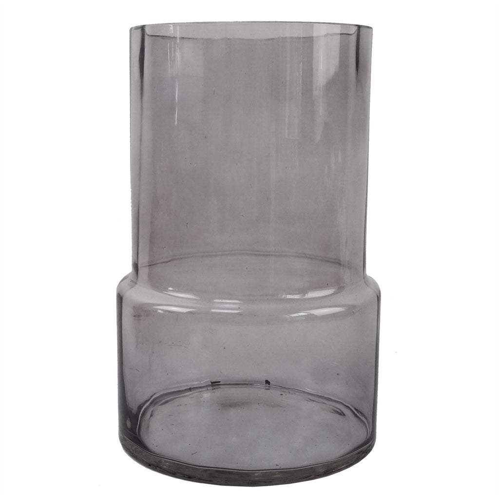65cm Artificial Mixed Peonies Glass Vase