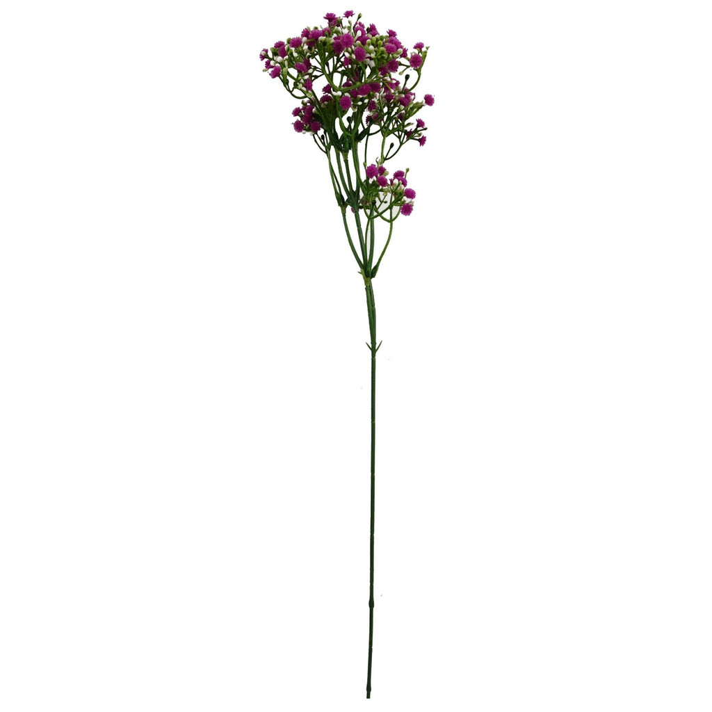 55cm Artificial Gypsophila Pink Stem