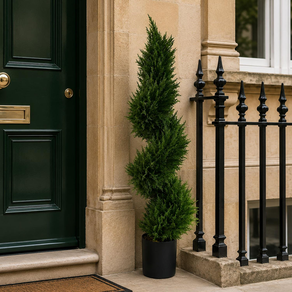 120cm Spiral Cypress Tree Artificial Topiary