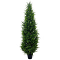 UV Resistant Outdoor 150cm Artificial Cypress Cedar Topiary Tree