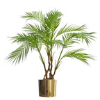 Leaf Planter Plant Pot with Polished Gold Finish 20 x 18cm GoldGold