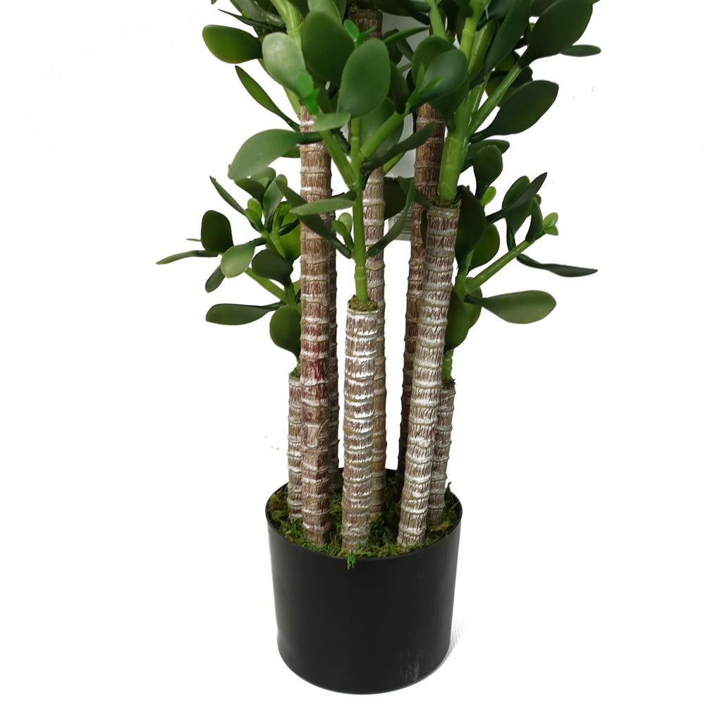 Faux Deluxe 75cm Artificial Green Jade Plant
