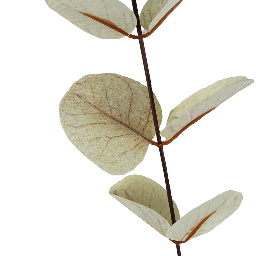 80cm Artificial White Eucalyptus Foliage Stem