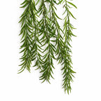 100cm Artificial Trailing Rhipsalis Hanging Plant Dark Green Tips
