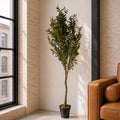 150cm Artificial Natural Look Olive Tree with Wooden Trunk