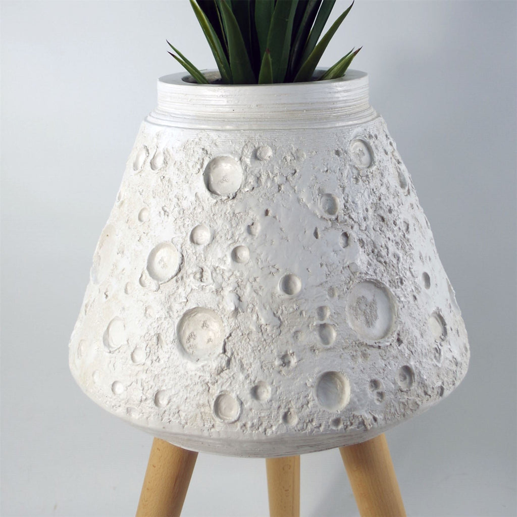 x 40cm Large Lunar White Planter 62cm