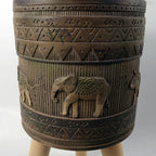 40cm x 21.5cm Zandi Elephant Composite Large Planter