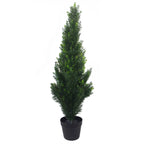 90cm Artificial Outdoor Cedar Cypress Topiary UV Resistant
