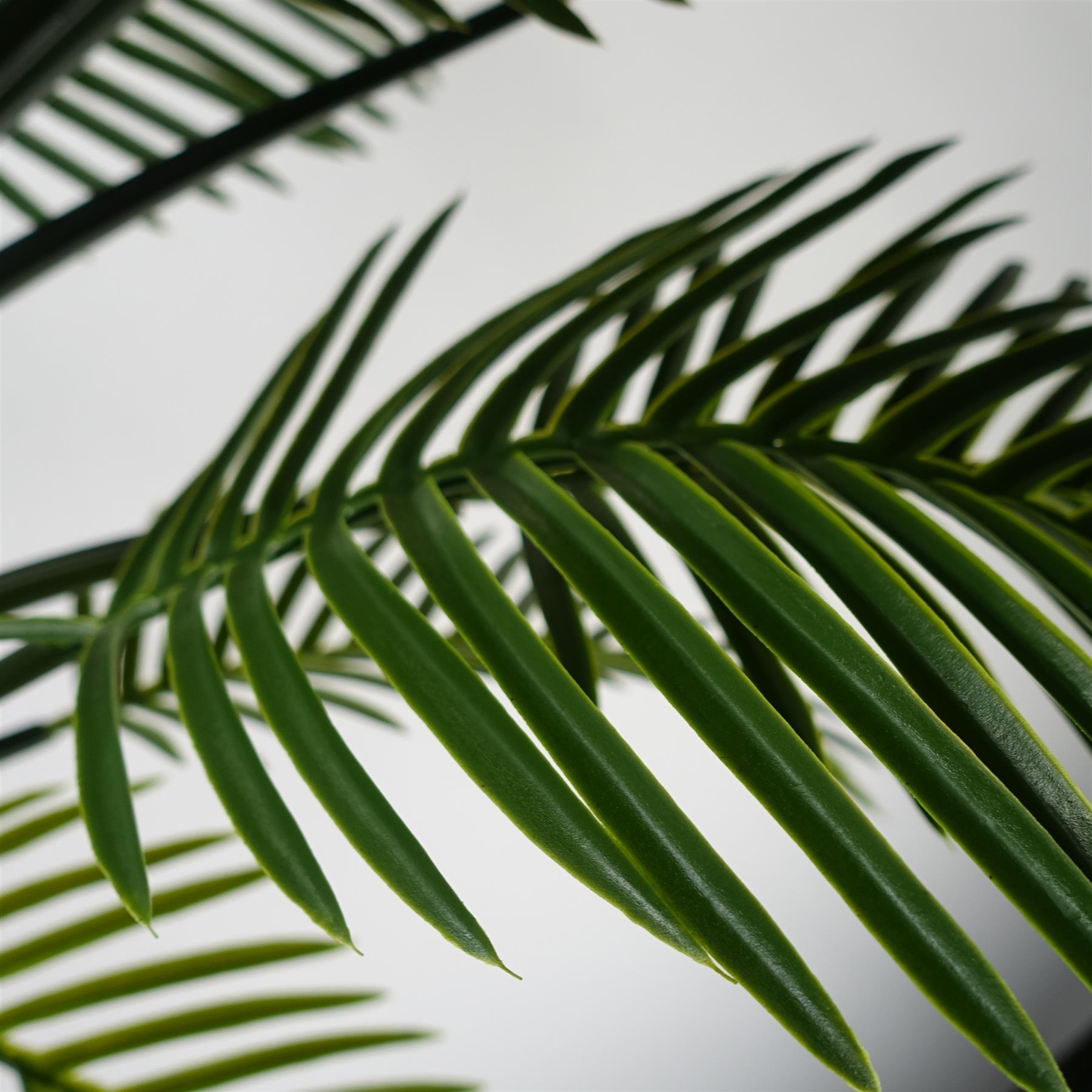 125cm Artificial UV Resistant Raphis Palm Tree Natural Trunk