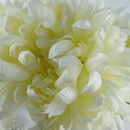 75cm Artificial Extra Large Reflex Chrysanthemum White
