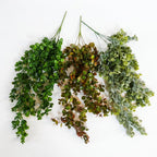 75cm Artificial Trailing Round Leaf Foliage Plant Autumn Green Bronze