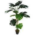 Luxury Monstera Plant Black Pot 150cm Artificial