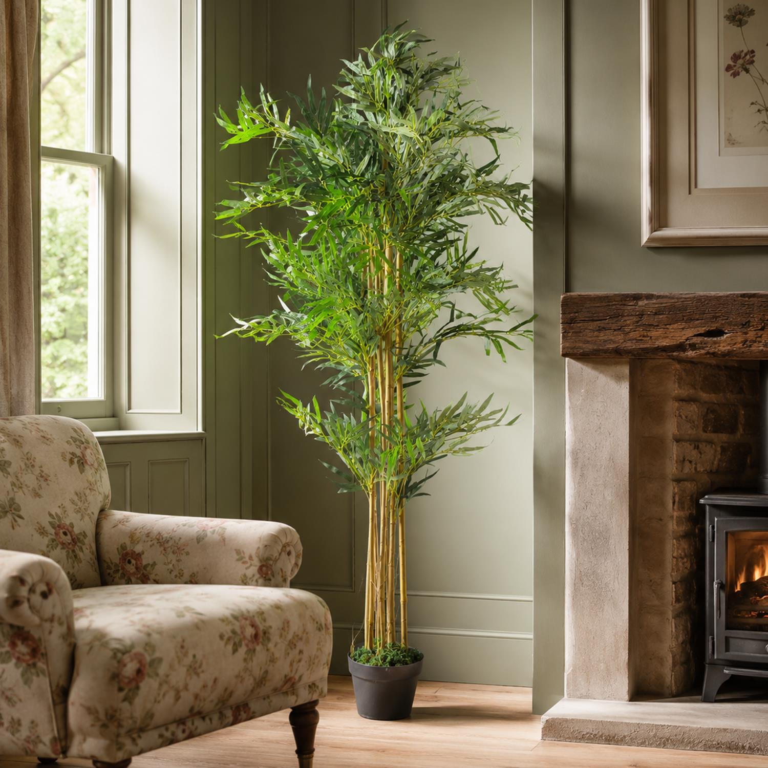 Natural Look Artificial Bamboo Plants Trees XL 150cm