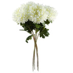 75cm Artificial Extra Large Reflex Chrysanthemum White