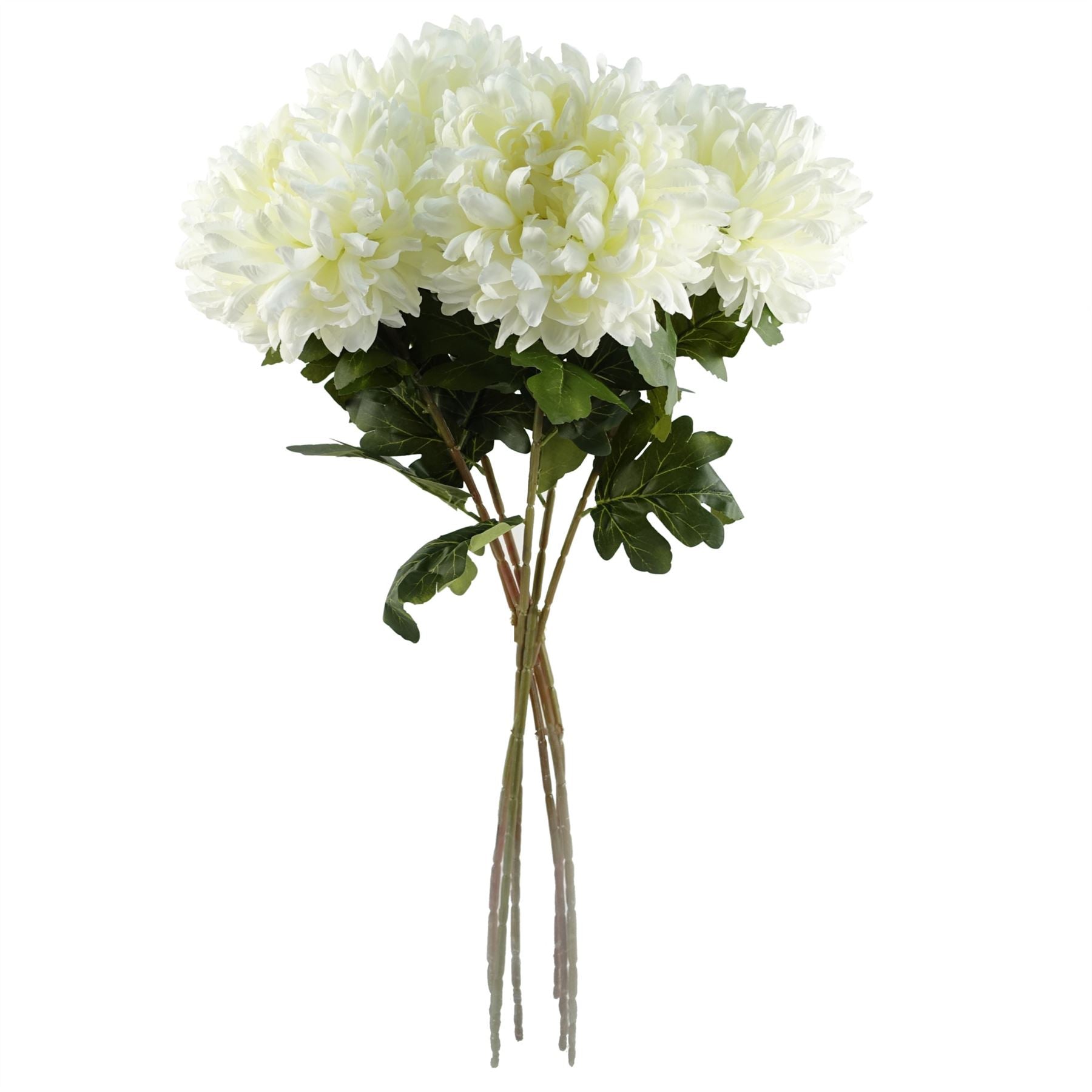 75cm Artificial Extra Large Reflex Chrysanthemum White