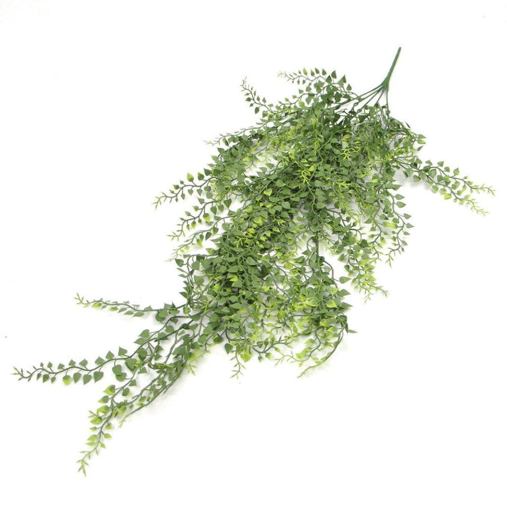 Hanging UV Fire Resistant Artificial Trailing Button Fern Plant 82cm