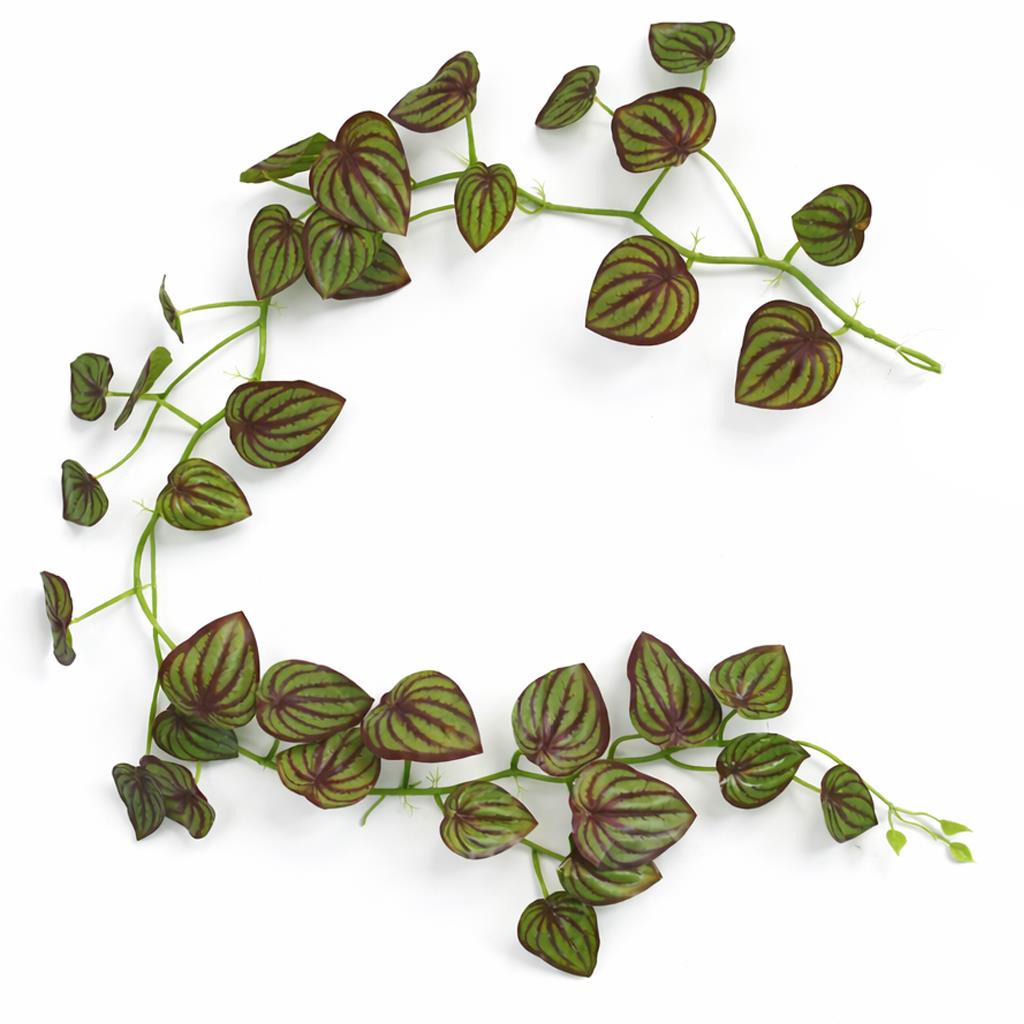 160cm Artificial Watermelon Peperomia Leaf Garland Hanging Decoration