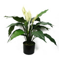 Artificial White Spathiphyllum Peace Lily