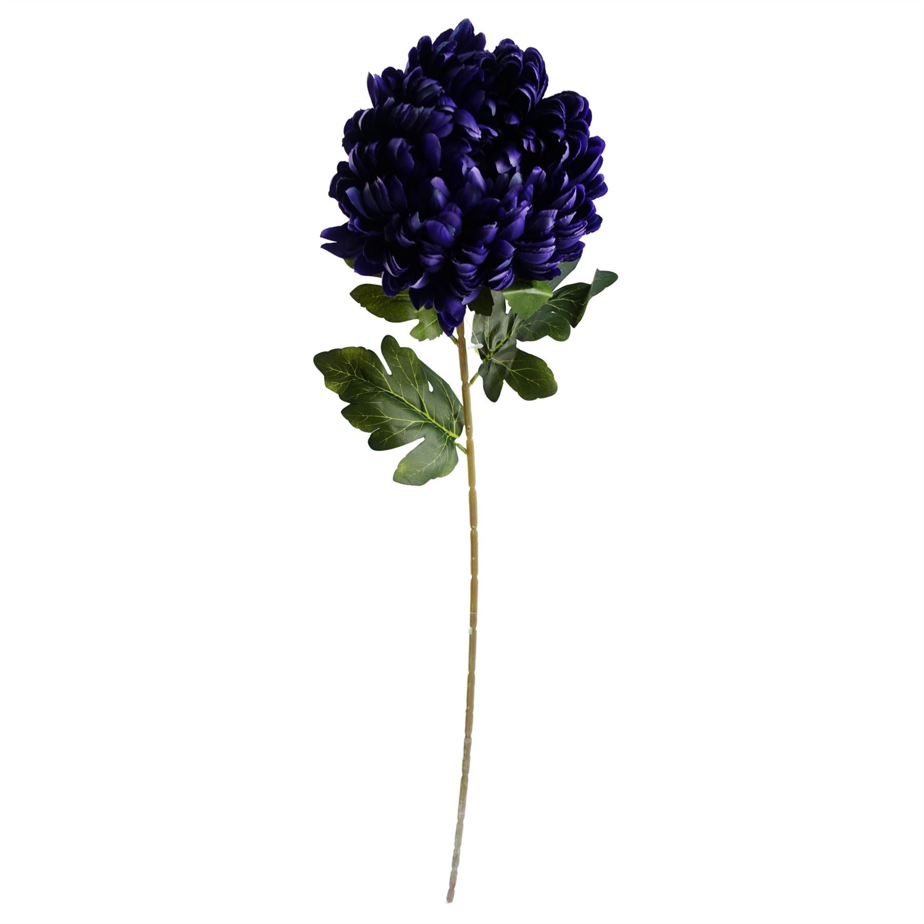 75cm Artificial Extra Large Reflex Chrysanthemum Purple