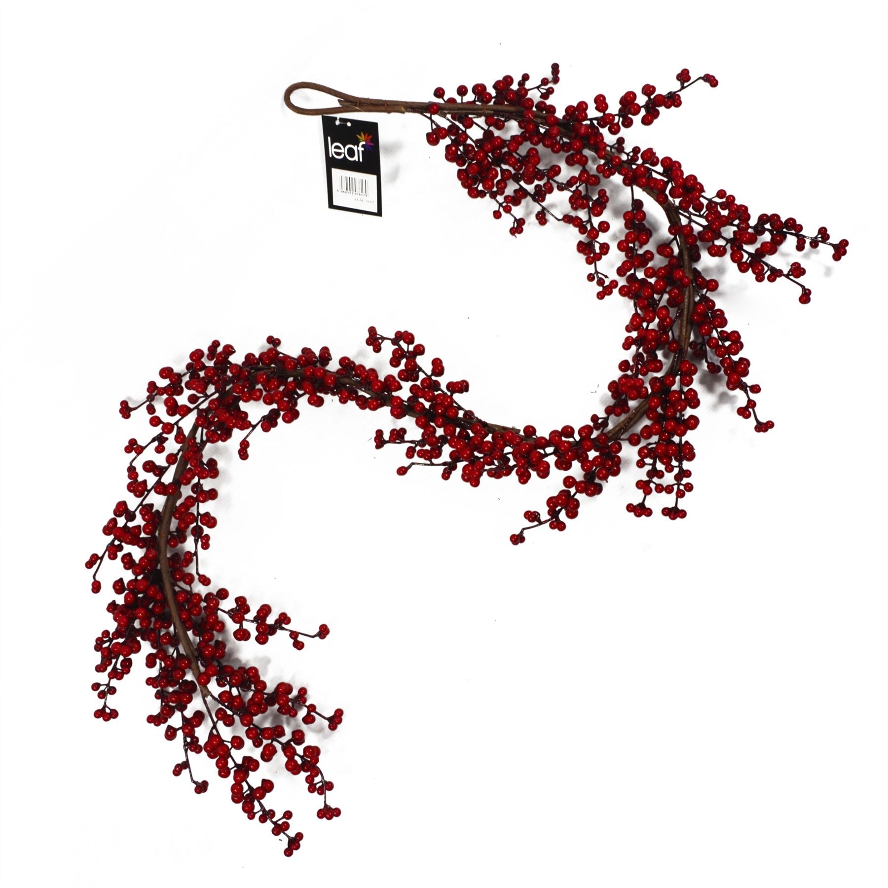 150cm Artificial Luxury Christmas Red Berry Floristry Garland