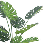 Luxury Monstera Plant Black Pot 120cm Artificial