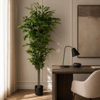 180cm Artificial Ficus Tree Green
