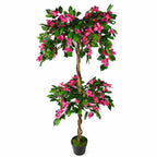 140cm EXTRA LARGE Artificial Flowering Rhododendron Bush Tree