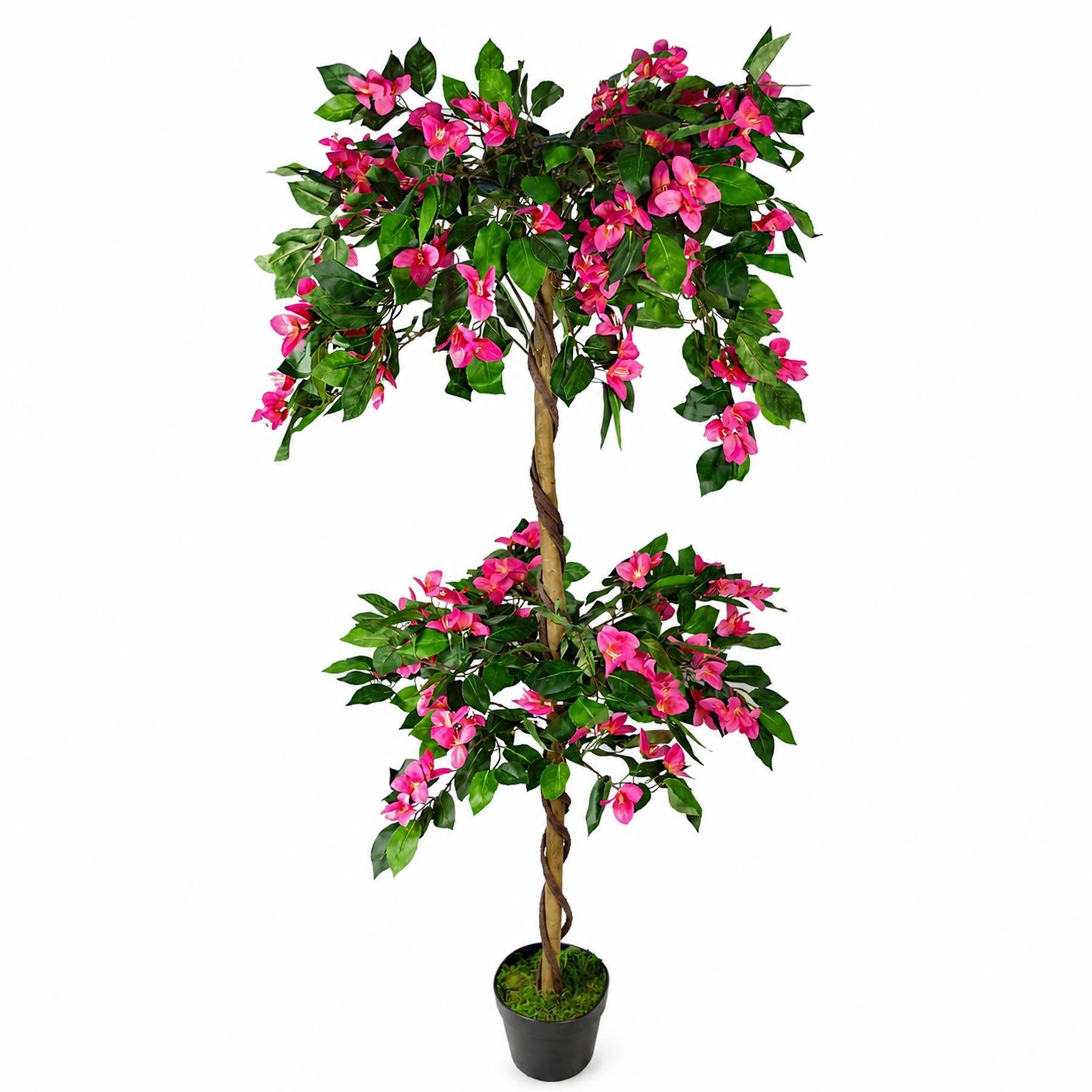 140cm EXTRA LARGE Artificial Flowering Rhododendron Bush Tree
