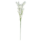 65cm Artificial Red Carnations Glass Ball Vase