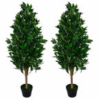 120cm Artificial Topiary Bay Tree Pyramid Cone Extra Large