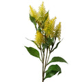 55cm Artificial Callistemon Pallidus Yellow Bottle Brush Stem