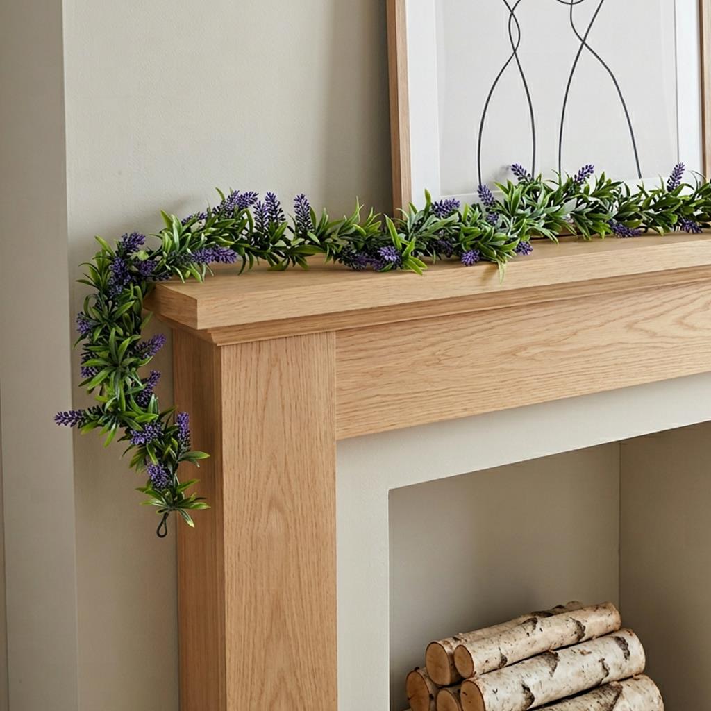 140cm Artificial Lavender Greenery Garland Hanging Decoration