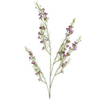 100cm Artificial Foliage with Small Flowers Purple