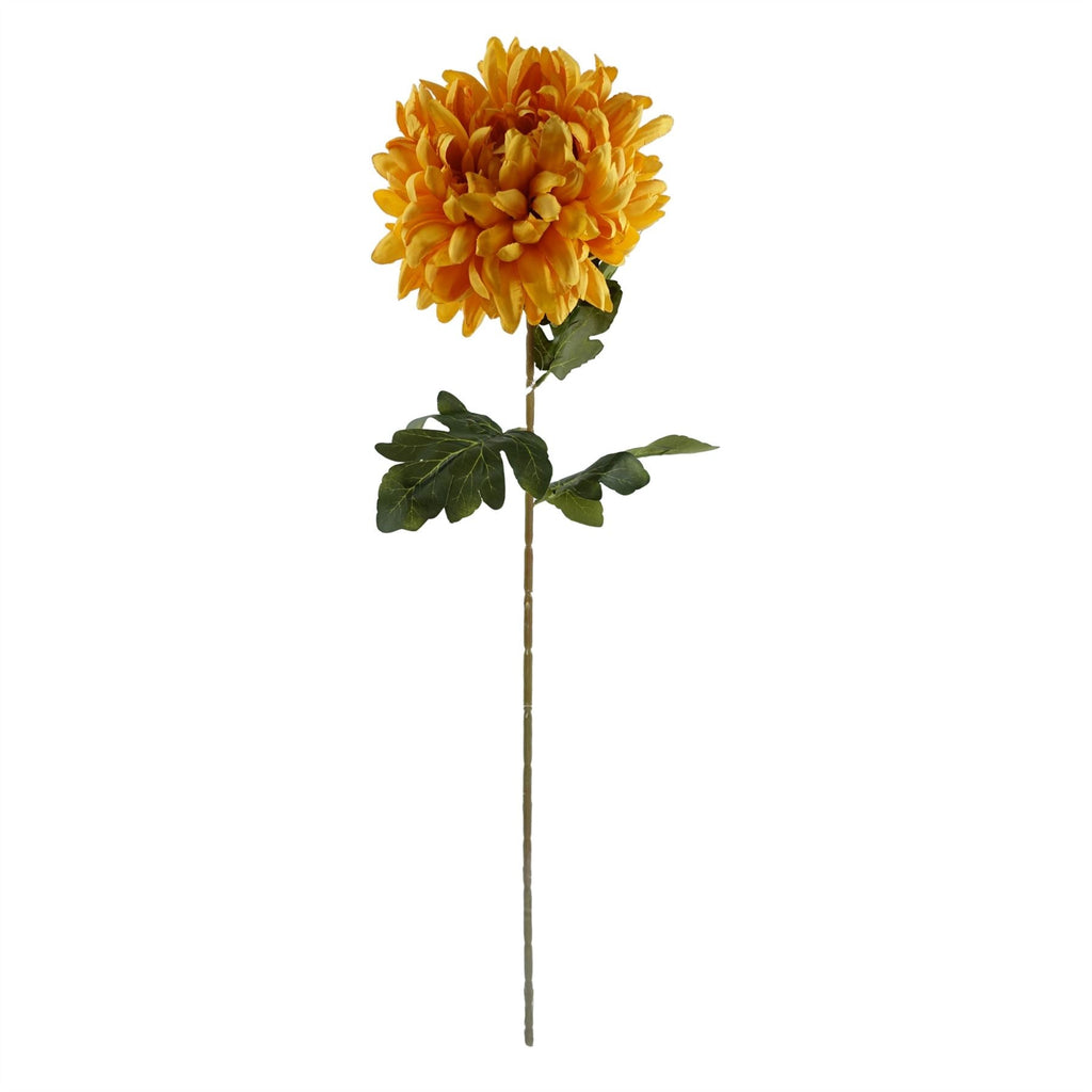 75cm Artificial Extra Large Reflex Chrysanthemum Gold