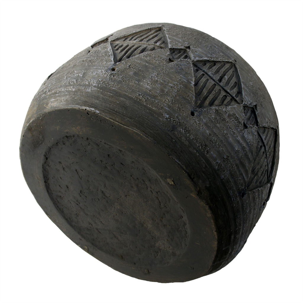 x 36cm Large Grey Gliese Diamond Planter 26cm
