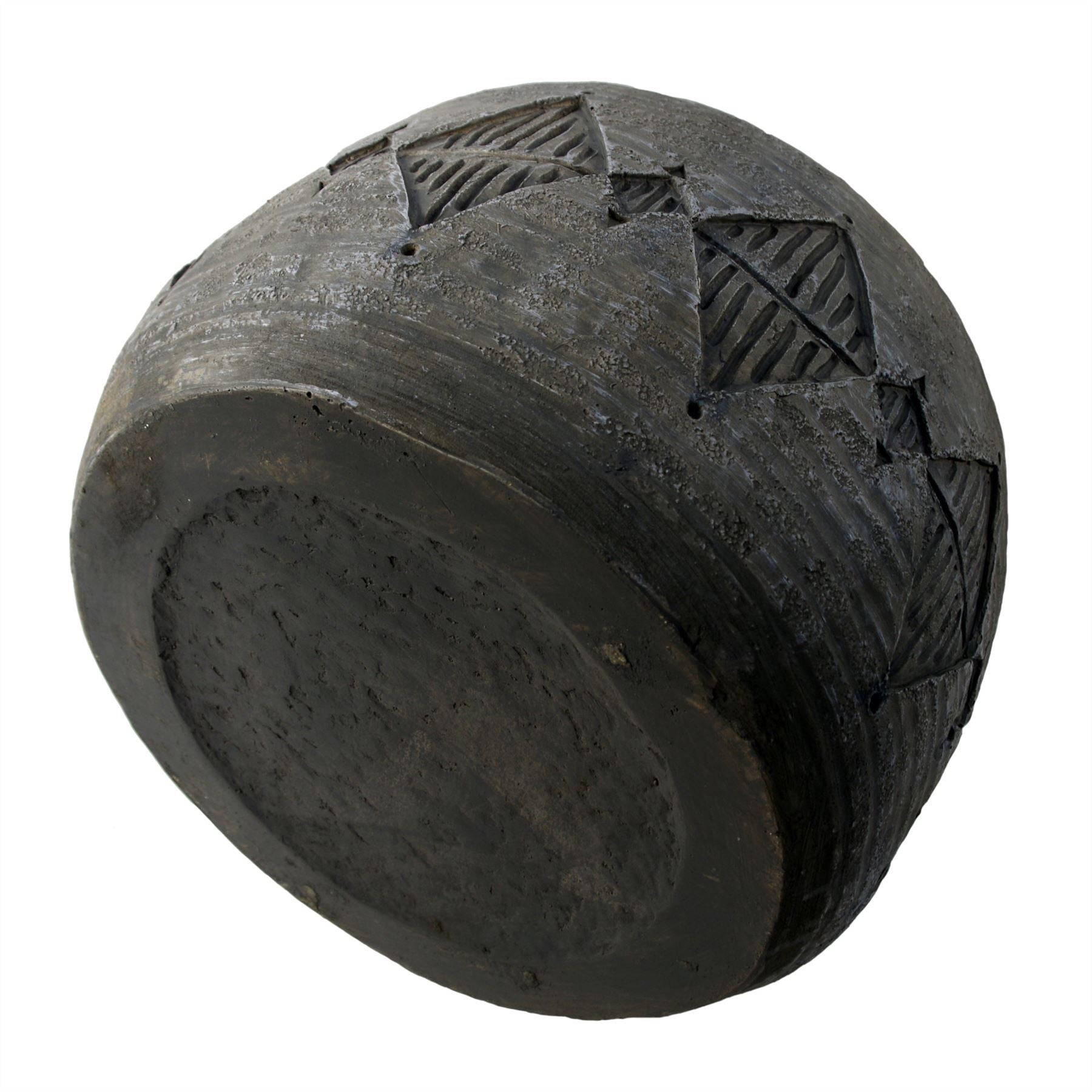 x 36cm Large Grey Gliese Diamond Planter 26cm
