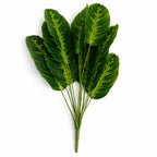 65cm Artificial Dieffenbachia Stem Plant Faux Green Foliage